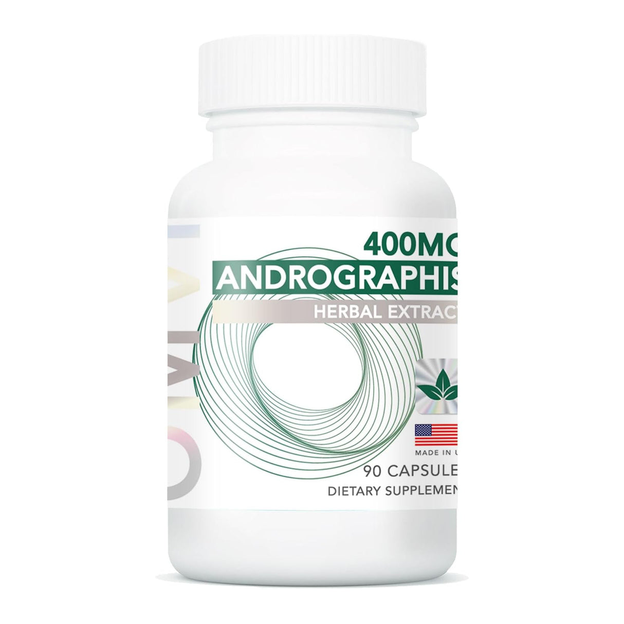 Omvi Formulas, Andrographis 400mg Support Healthy Digestive, Herbal Extarct, Cardiovascular & Unrinary Systems, Support for Healthy Liver & Immune Function, 90Capsules