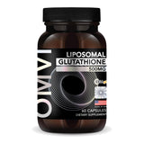 OMVI Formulas, Liposomal Glutathione Capsules, Superior Absorption, Powerful Antioxidant, Liver Detox, Immune Enhancer, Antioxidant Supplement for Energy, Brain, Skin, Liver Health (500mg, 60Capsules)